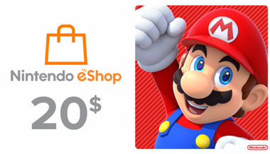 Nintendo eShop 20$ Eshop