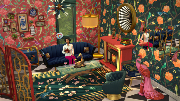 Die Sims 4 Maximalistischer Wohnstil-Set screenshot 1