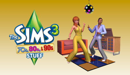 The Sims 3: 70's, 80's and 90's Stuff background