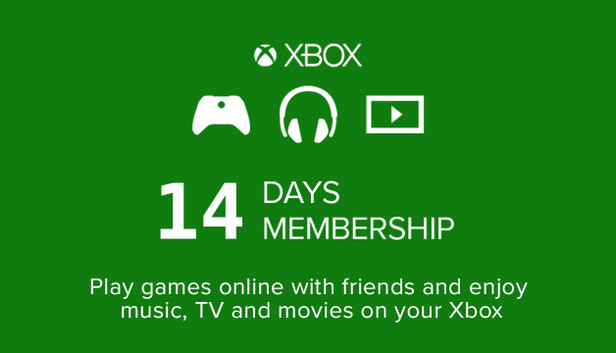 Suscripción Xbox ONE Live Gold 14 Dias (Solo Cuentas Nuevas)