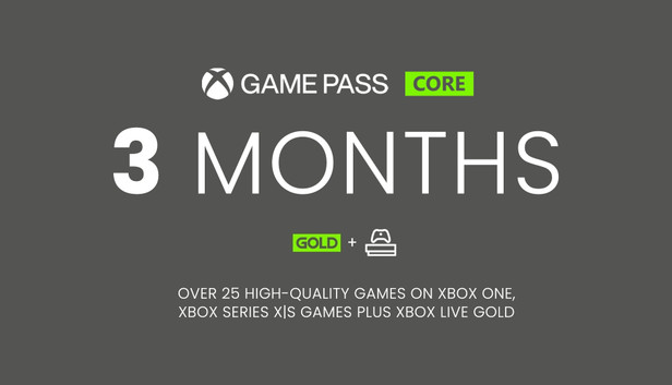 Xbox Live Gold 3 Month Membership