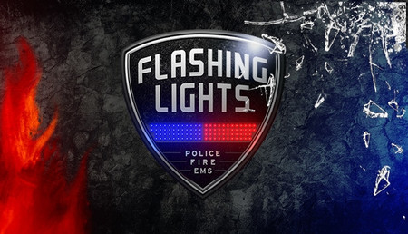 Flashing Lights - Police Fire EMS background