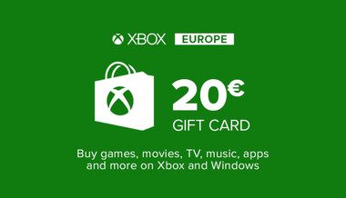 Carta Regalo Xbox Live 20€ (zona euro) Carta Regalo Xbox Live 20€ (zona euro)