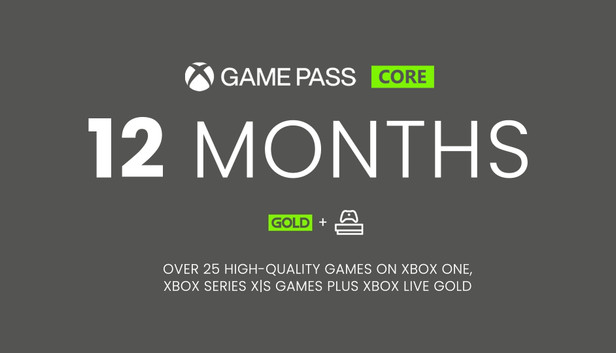 Xbox Live Gold Abbonamento di 12 mesi