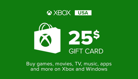 Xbox Gift Card 25$ (USA) background