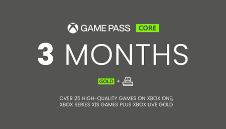 3 måneders medlemskab Xbox Live Gold background