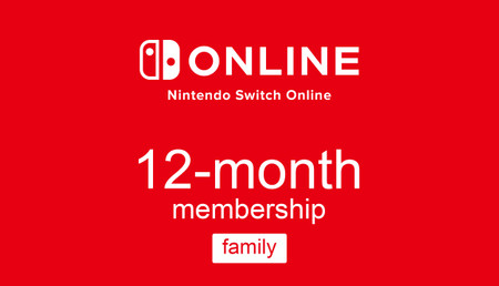 Nintendo Membership 12 Months (Family) background