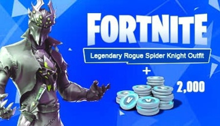 Fortnite Legendary Rogue Spider Knight Outfit + 2000 V-Bucks Xbox ONE background