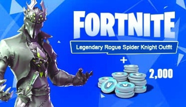 Fortnite Legendary Rogue Spider Knight Outfit + 2000 V-Bucks Xbox ONE