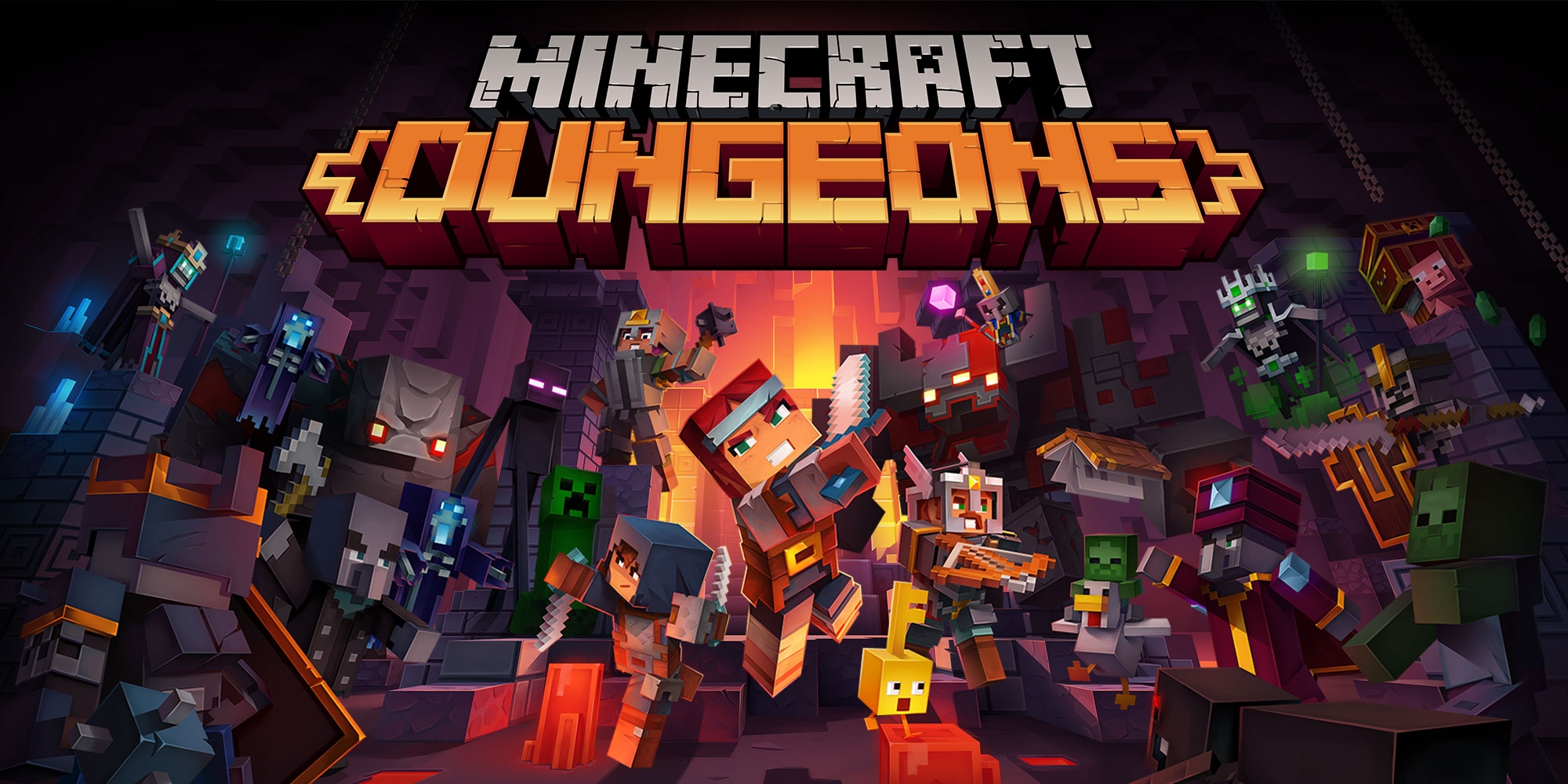 minecraft dungeons wii u