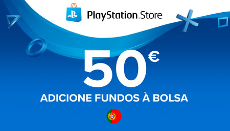 Carta PlayStation Network 50€ background
