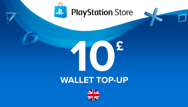 Cartão PlayStation Network 10£