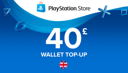 PlayStation Network Card 40£ background