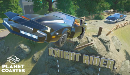 Planet Coaster - Knight Rider K.I.T.T. Construction Kit background