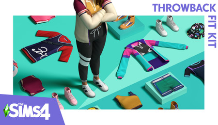 Os Sims 4 Throwback Fit Kit background