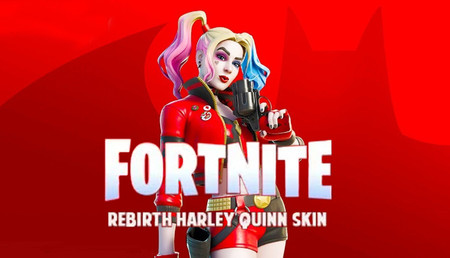 Fortnite - Rebirth Harley Quinn Skin background