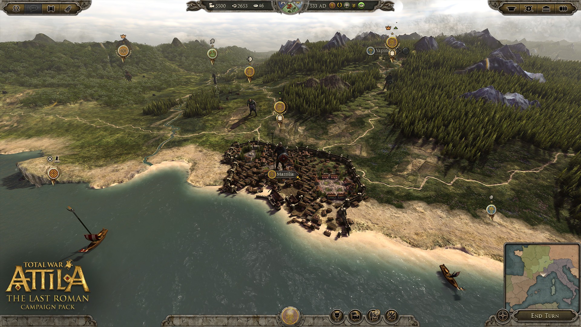 total war attila building tree