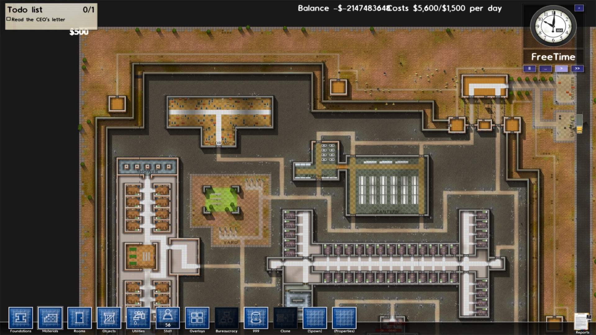 prison architect map