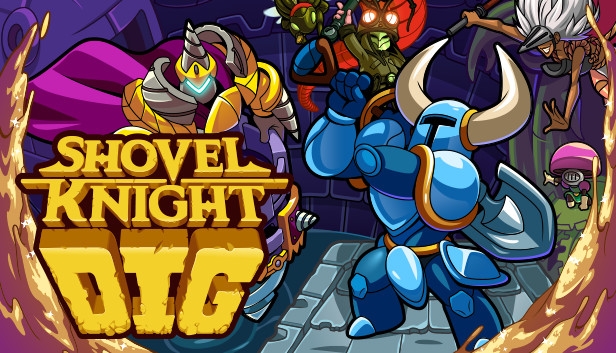 Прыгающий рыцарь игра. Лопатный рыцарь. Shovel Knight. Shovel Knight dig. Shovel Knight: Treasure Trove.