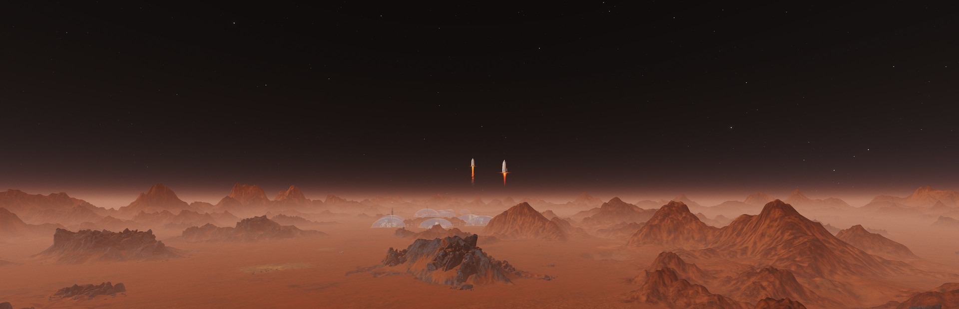 Banner Surviving Mars: Stellaris Dome Set