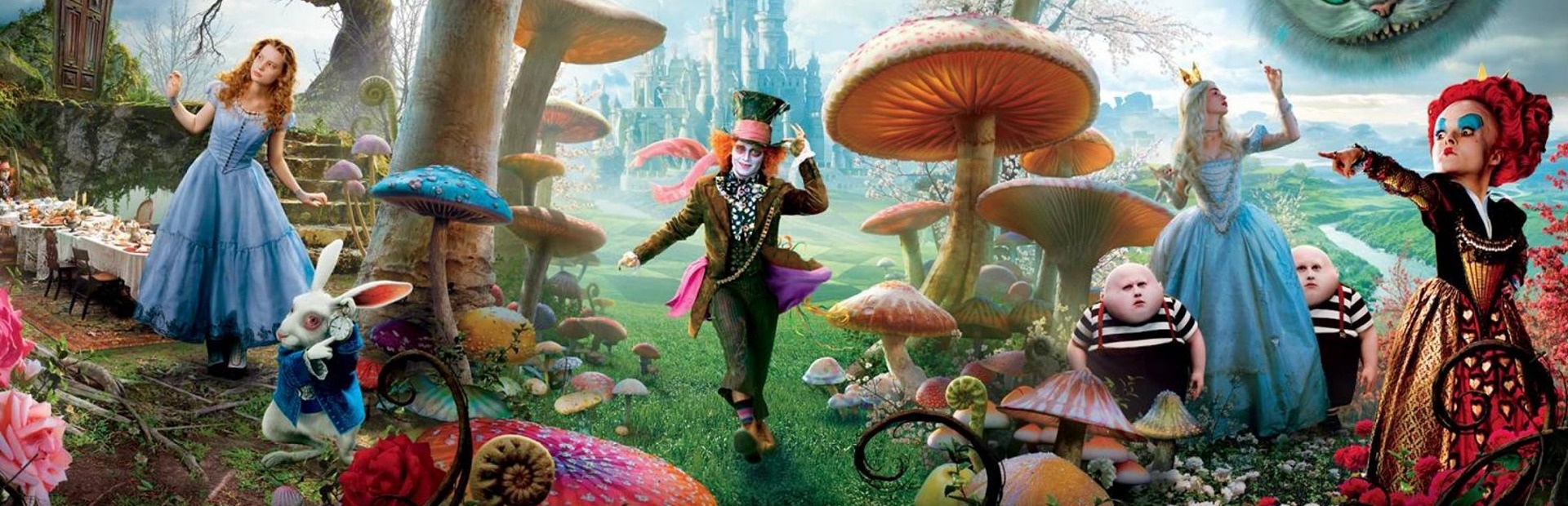 Banner Disney Alice in Wonderland