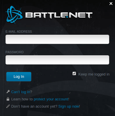 Battle.net Login